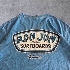 RON JON ロンジョン Tシャツ 水色 サーフ フロリダ州 オーランド Lの画像