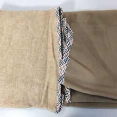 ○【未使用保管品】BURBERRY バーバリー ウール毛布 140×200㎝ 西川産業㈱  羽毛部分ウール100％  防寒 寝具(NF251221)498-184の画像