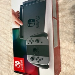 Nintendo Switch 本体 初期型 グレー 付属品一式 箱あり の画像