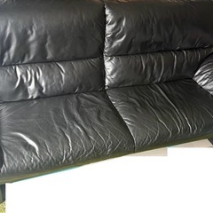 ソファー（ブラック）200×82×86の画像