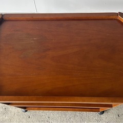 【0円受け渡し！/現地に取りに来れる方限定！】木製ワゴンの画像