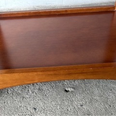 【0円受け渡し！/現地に取りに来れる方限定！】木製ワゴンの画像