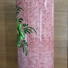 陶器】花柄 傘立ての画像