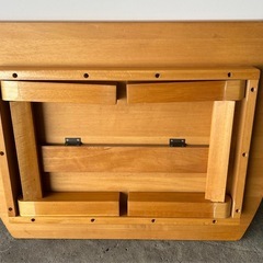 【0円受け渡し！/現地に取りに来れる方限定！】木製折りたたみテーブルの画像