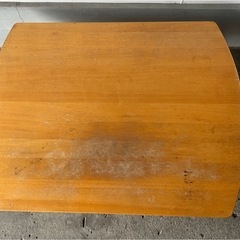 【0円受け渡し！/現地に取りに来れる方限定！】木製折りたたみテーブルの画像