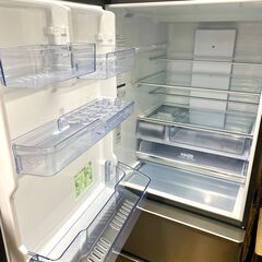 ★SALE!! 大特価!! ☆江別市『かいとるどう』★AQUA 430L 冷凍冷蔵庫 AQR-V433L(S) シルバー 2019年製の画像