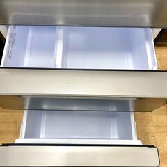 ★SALE!! 大特価!! ☆江別市『かいとるどう』★AQUA 430L 冷凍冷蔵庫 AQR-V433L(S) シルバー 2019年製の画像