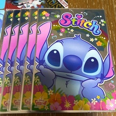 キャラクター　ドラえもん　スティッチ等下敷きセットの画像