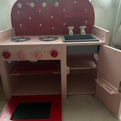 おままごとキッチン&調理セット&食材セットの画像
