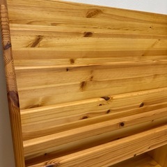 パイン材 カントリー調 絵本棚 本棚 オーダーメイド の画像