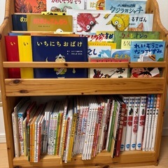 パイン材 カントリー調 絵本棚 本棚 オーダーメイド の画像