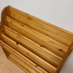 パイン材 カントリー調 絵本棚 本棚 オーダーメイド の画像