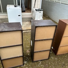 【ジャンク品】カラーボックス ３個セット　の画像