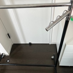 洋服掛け　ポール　ブラックの画像