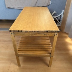 IKEA 家具　ベンチ　竹の画像