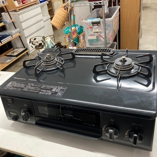 石2512-535 パロマガスコンロ　IC-S37K-L 2019年製　都市ガス用　通電確認済み　中古