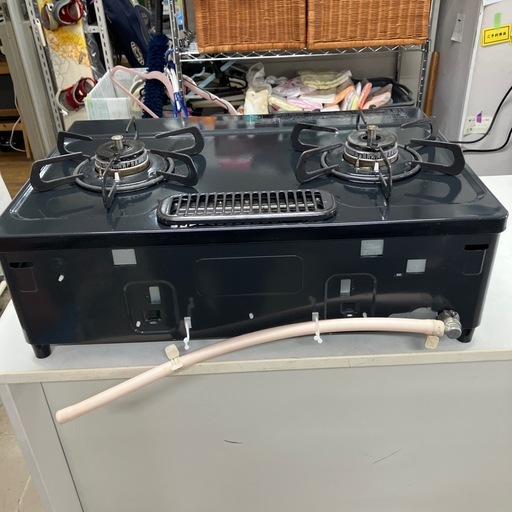 石2512-535 パロマガスコンロ　IC-S37K-L 2019年製　都市ガス用　通電確認済み　中古