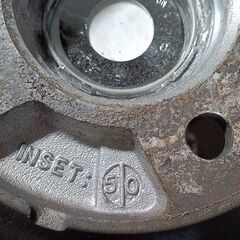 【ホンダ】人気の ガンメタ色 14インチ フィット シャトル FIT フリード スパイク インサイト【富山】+50 ET50 オフセット50 OFF50 中古４本 車検対応の画像