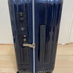 スーツケース ジップタイプ 39L hands＋（ハンズプラス）ライト ネイビーブルー 16H+TT001-NVの画像