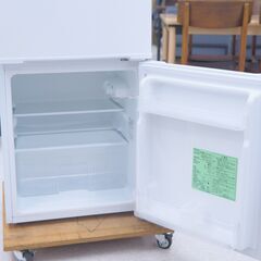 冷蔵庫　90L　2ドア　ヤマダ　YRZ-C09G1　リユース品　価格　11,800円の画像