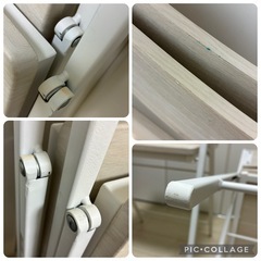 ニトリ　折りたたみチェア　ベンガル　二脚セット　の画像