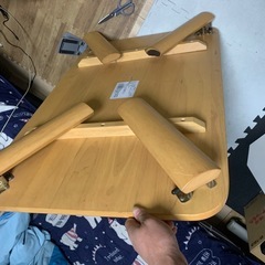 折りたたみローテーブルの画像