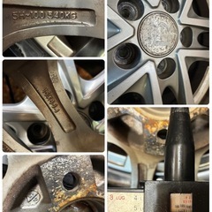 お取引き中、195/65R15🌈バリ溝！2023年製日本製🌈TOYOタイヤスタッドレスアルミ4本セット🌈15×6J⭐️5H×pcd100⭐️プリウス、ウィシュ、その他の画像