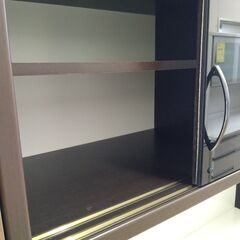 リユースのサカイ浦和店 【G127】★ 食器棚 2枚扉 松田家具 コパン ブラウンの画像