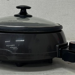 【中古品】YAMAZEN 山善 BCGA-120 電気グリル鍋 ブラック [プレート1枚] 調理家電の画像