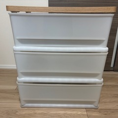 【0円・先着】3段引き出し収納 ニトリの画像