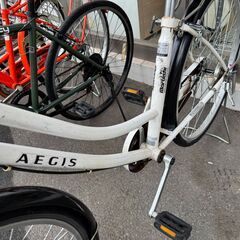 ★店頭にて試乗可★ J3405　【リユースのサカイ柏店】 軽快自転車　26インチ　ダイナモライト　ホワイト　　簡易クリーニング済　 中古自転車 　流山市 中古自転車 松戸市 中古自転車 我孫子市 中古自転車 船橋市 中古自転車 守谷市 中古自転車 取手市 中古自転車　の画像