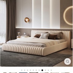 値下げしました！【ベッド】北欧風スタイリッシュindoorplus【超美品】の画像