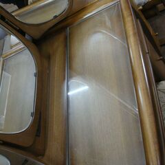 三面鏡 ドレッサー 寸法 幅64 × 奥行44 × 高さ167㎝ 椅子付き【モノ市場安城店】125の画像