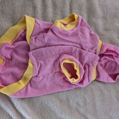 小型犬用　ペット服　ピンクパーカー くまモンパーカー　水玉ボア　2号とSサイズの画像