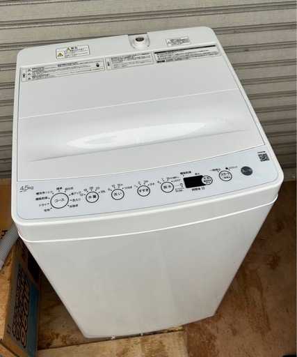 2021年製】ハイアール洗濯機4.5kg BW-45A (カイ) 新潟の生活家電《洗濯