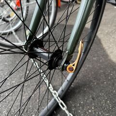 ★店頭にて試乗可★ J3406　【リユースのサカイ柏店】 軽快自転車　26インチ　6段変速　グリーン　　簡易クリーニング済　 中古自転車 　流山市 中古自転車 松戸市 中古自転車 我孫子市 中古自転車 船橋市 中古自転車 守谷市 中古自転車 取手市 中古自転車　の画像