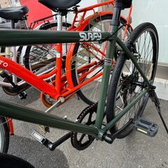 ★店頭にて試乗可★ J3406　【リユースのサカイ柏店】 軽快自転車　26インチ　6段変速　グリーン　　簡易クリーニング済　 中古自転車 　流山市 中古自転車 松戸市 中古自転車 我孫子市 中古自転車 船橋市 中古自転車 守谷市 中古自転車 取手市 中古自転車　の画像