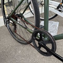 ★店頭にて試乗可★ J3406　【リユースのサカイ柏店】 軽快自転車　26インチ　6段変速　グリーン　　簡易クリーニング済　 中古自転車 　流山市 中古自転車 松戸市 中古自転車 我孫子市 中古自転車 船橋市 中古自転車 守谷市 中古自転車 取手市 中古自転車　の画像