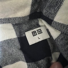 ユニクロのフランネルチェックシャツの画像