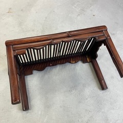 飾り棚　竹製の画像