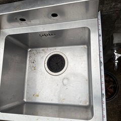 問い合わせ多数、早い者勝ち！12/31まで　中古厨房機器業務用シンク一層②の画像