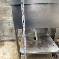 問い合わせ多数、早い者勝ち！12/31まで　中古厨房機器業務用シンク一層②の画像