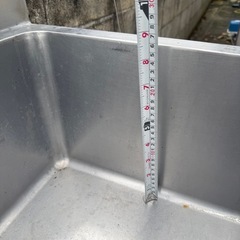 問い合わせ多数、早い者勝ち！12/31まで　中古厨房機器業務用シンク一層②の画像