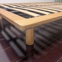 無印良品 ベッドフレーム セミダブル の画像