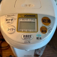 無料　ZOJIRUSHI CD-PD 湯沸かしポットの画像