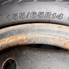 ブリジストン　スタッドレスタイヤ　155 65 R14の画像