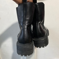 グローバルワーク／らくっション厚底サイドゴアブーツの画像