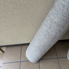 コストコのグレー系のカーペット(198センチ×287センチ)の画像