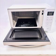 ★SALE!! 大特価!! ☆江別市『かいとるどう』★【2021年製】Haier ハイアール フラットレンジ ホワイト 18L JM-FH18H-W ヘルツフリーの画像