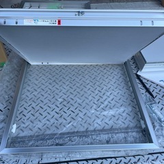 f●■②アルミ天井点検口・外枠天井材開口寸法454×454・創建（石膏ボード付き）の画像